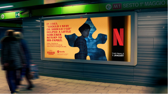 Netflix和Spotify为《怪奇物语》大结局推出具有80年代风格的标志性原声带宣传活动