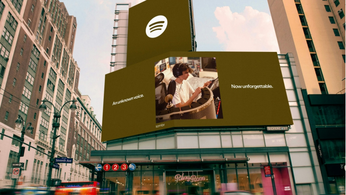 Spotify 的户外广告活动展示了洛拉793 Spotify 的户外广告活动展示了洛拉793